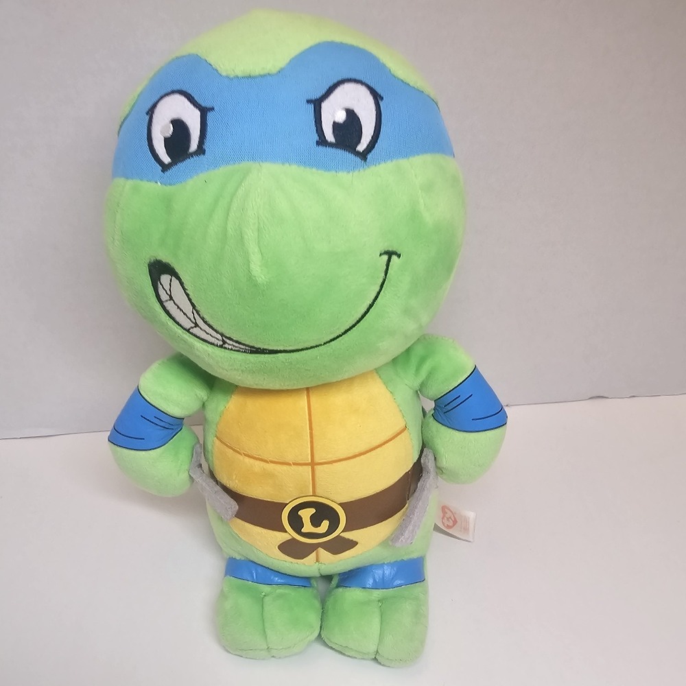 TY TMNT‎ Leonardo plush stuffed toy turtle 6" Teenage Mutant Ninja Turtles